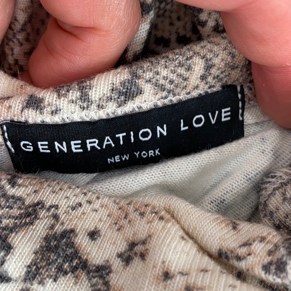 GENERATION LOVE SnakeSkin Mock Neck Bodycon Maxi - Picture 8 of 14